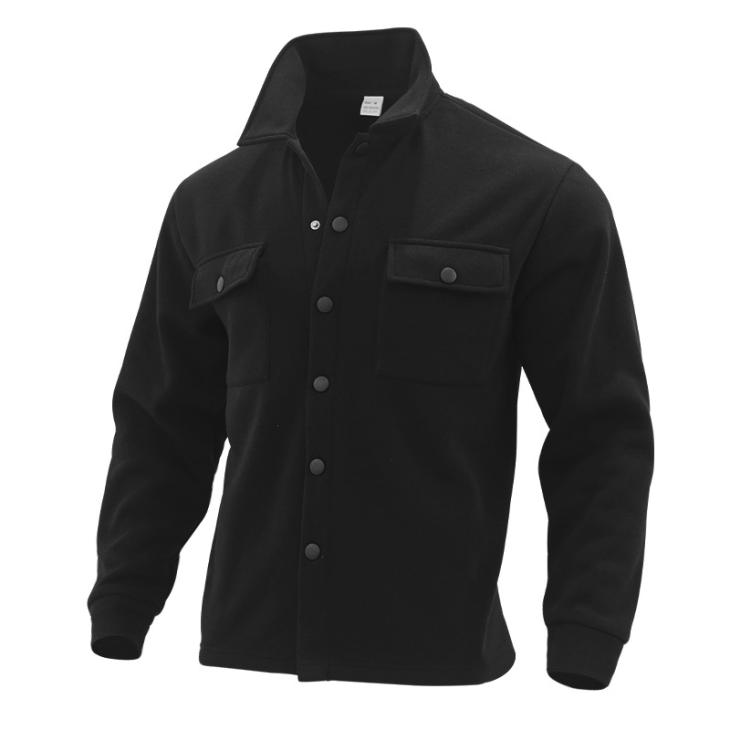 Mens  Jackets And Coats | Silk And Cotton Blouson Jacket Clothing Black