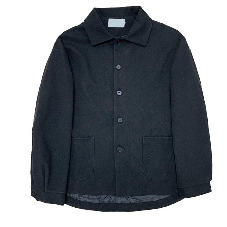 Mens  Jackets And Coats | Wool Blend Jacket Clothing Black