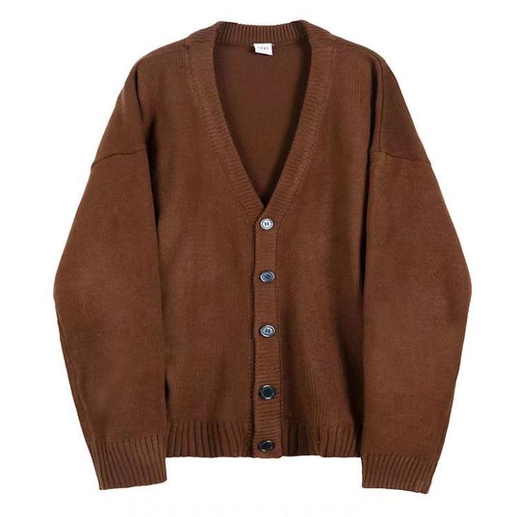 Mens  Knitwear | Camel Hair Cardigan Clothing Camel Brown