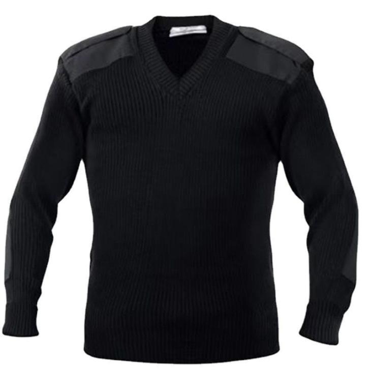 Mens  Knitwear | Wool And Re-Nylon Sweater Clothing Black