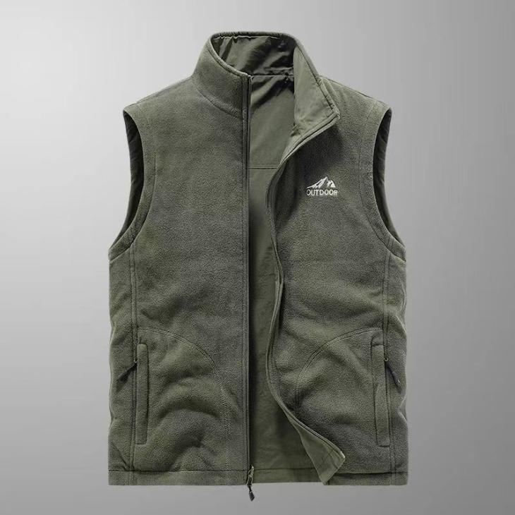 Mens  Outerwear | Cotton Blend Vest Clothing Mens