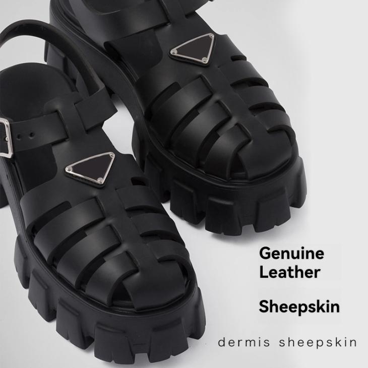 Mens  Sandals | Rubber Fisherman Sandals Mens Black