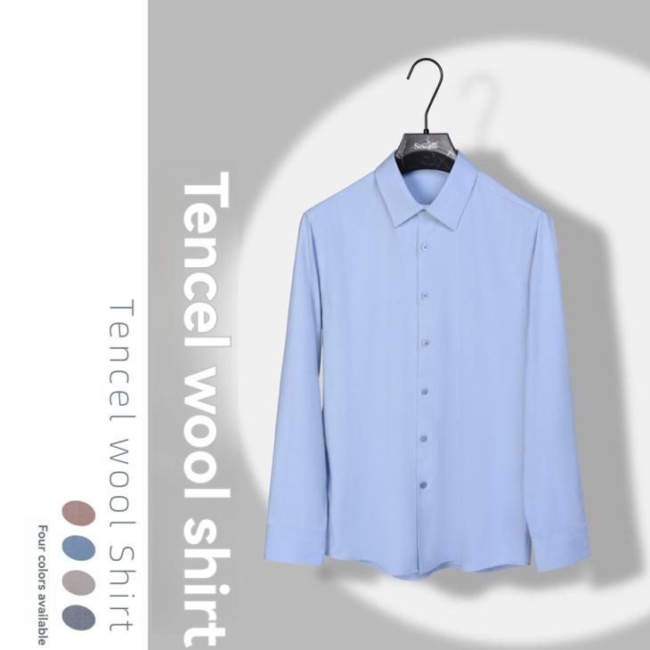 Mens  Shirts | Stretch Cotton Shirt Clothing Mens