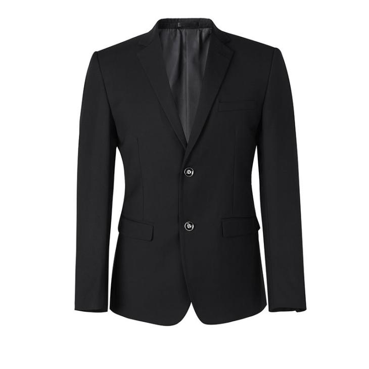 Mens  Suits | Single Breasted Wool And Mohair Suit Clothing Black