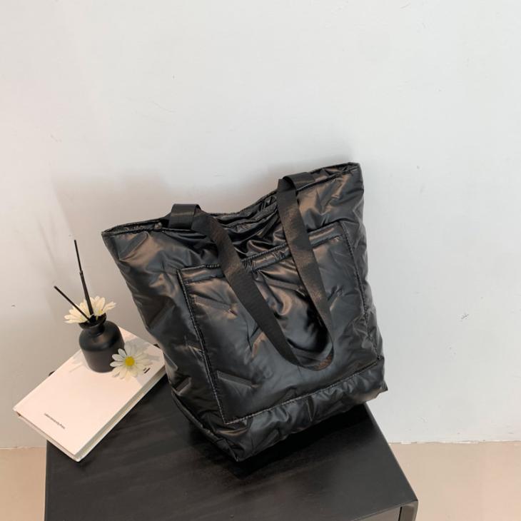 Mens  Totes | Re-Nylon And Leather Tote Bag Bags Black