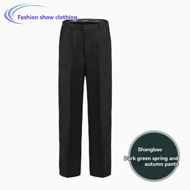 Mens  Trousers And Bermudas | Wool Pants Clothing Anthracite Gray