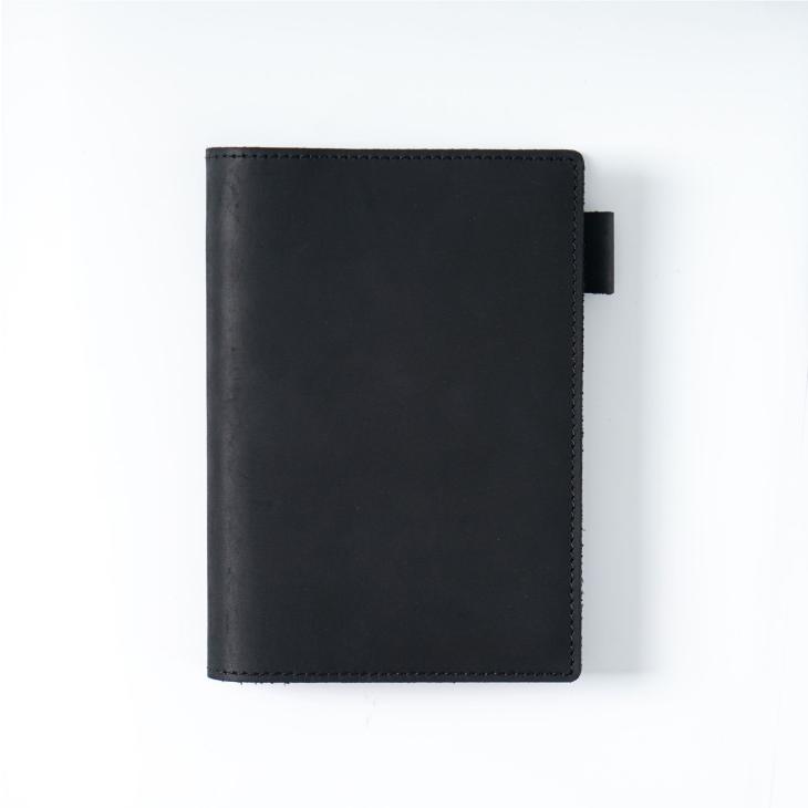 Mens  Wallets And Card Holders | Brushed Leather Passport Holder Accessories Black