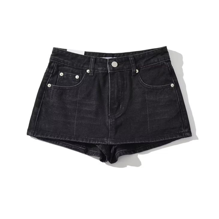 Womens  Denim | Denim Miniskirt Clothing Black