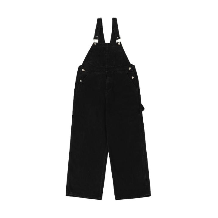 Womens  Denim | Denim Overalls Clothing Black