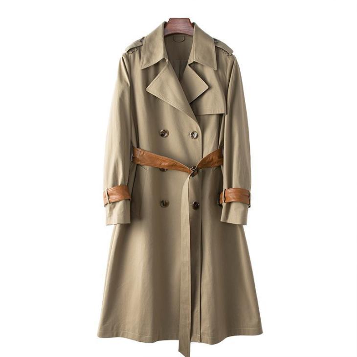 Womens  Jackets And Coats | Cotton Twill Trench Jacket Clothing Honey