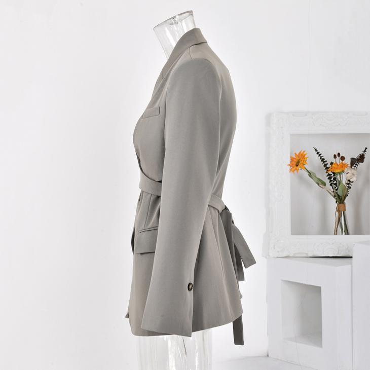 Womens  Jackets And Coats | Kid Mohair Single-Breasted Jacket Clothing Granite Gray