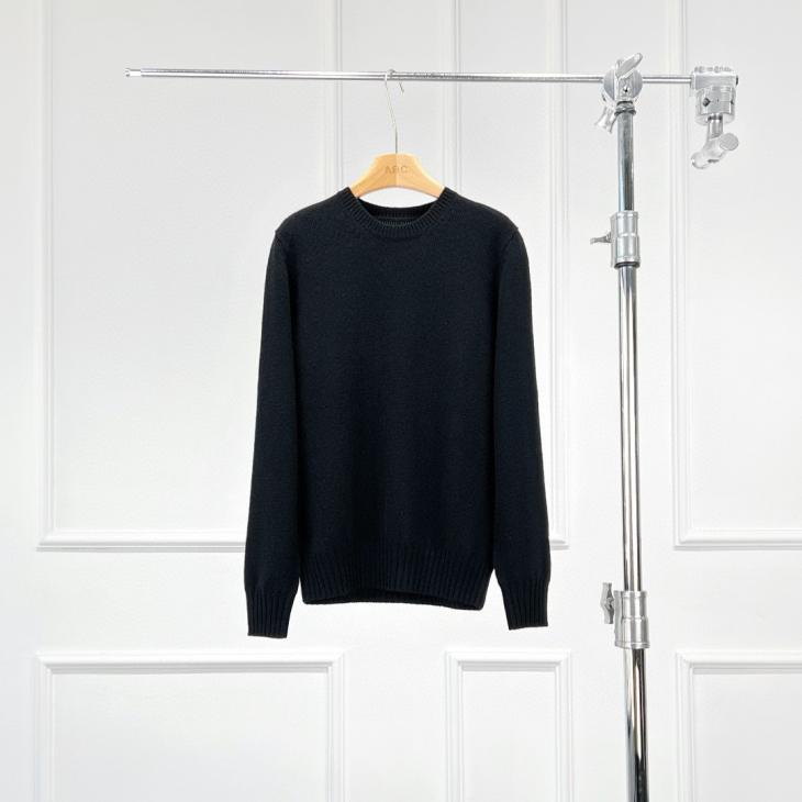 Womens  Knitwear | Wool And Cashmere Crew-Neck Sweater Clothing Knitwear