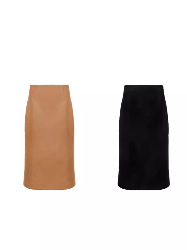 Womens  Leather Clothing | Nappa Leather Skirt Clothing Leather Clothing