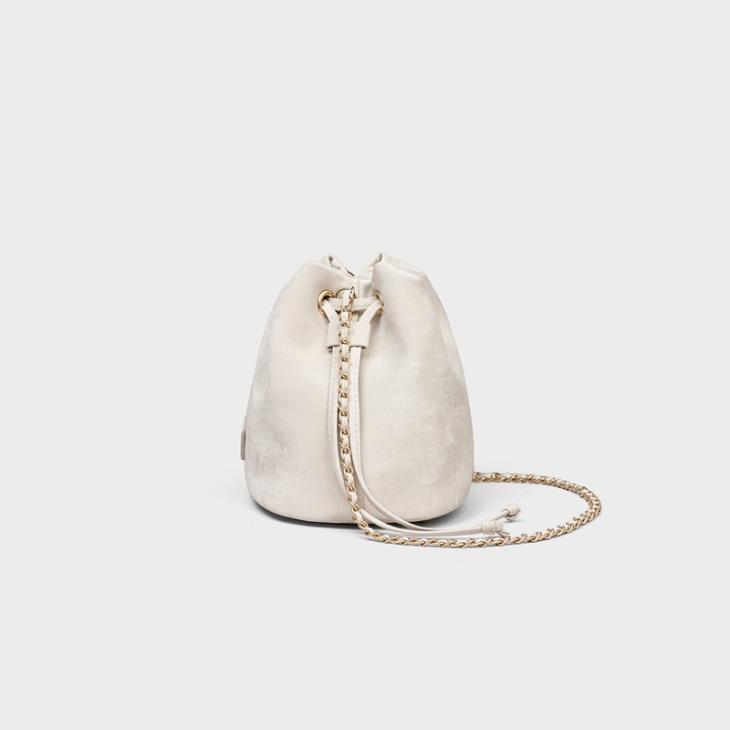 Womens  Mini Bags | Patent Leather Mini-Pouch Bags Ivory