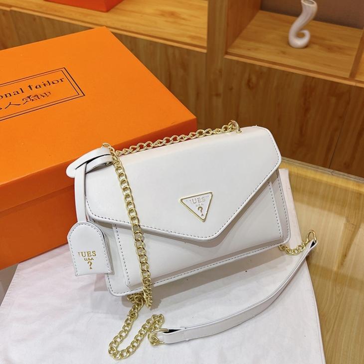 Womens  Mini Bags | Triangular Patent Leather Mini Pouch Bags Ivory