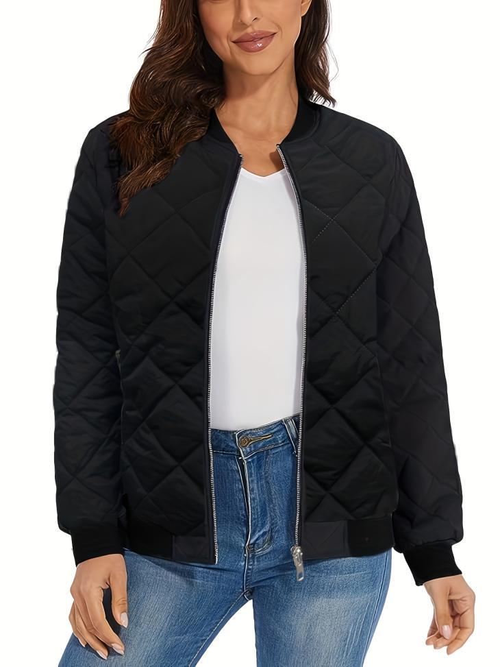 Womens  Outerwear | Quilted Light Re-Nylon Jacket Clothing Navy