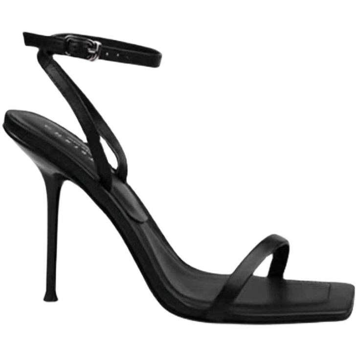 Womens  Sandals | Satin Sandals Sandals Black