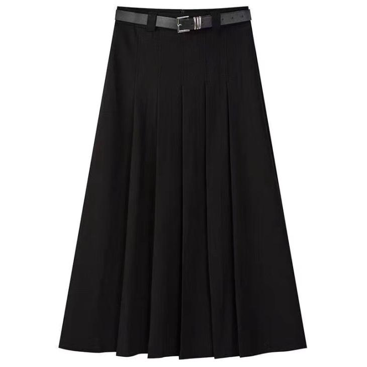 Womens  Skirts | Chino Circle Midi-Skirt Clothing Black