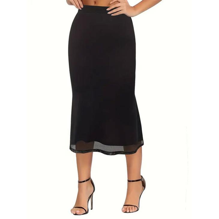 Womens  Skirts | Georgette Skirt Clothing Black