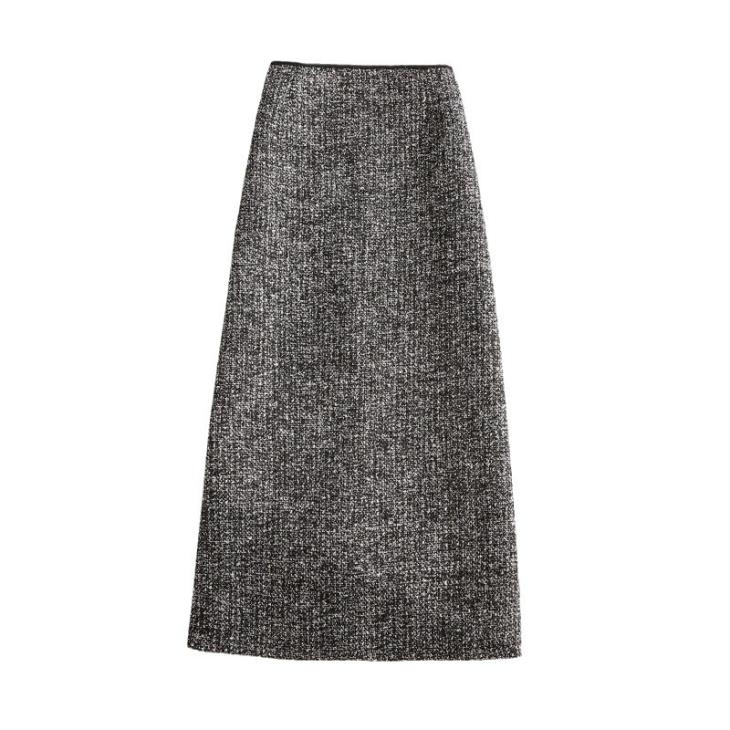 Womens  Skirts | Mouliné Maxi-Skirt Clothing Black