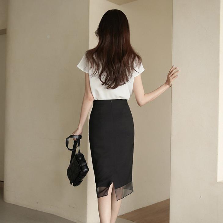 Womens  Skirts | Wool And Crinoline Midi-Skirt Clothing Black