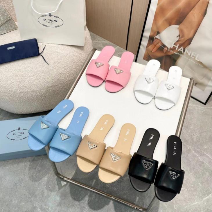 Womens  Slippers And Mules | Leather Slides Shoes Slippers And Mules