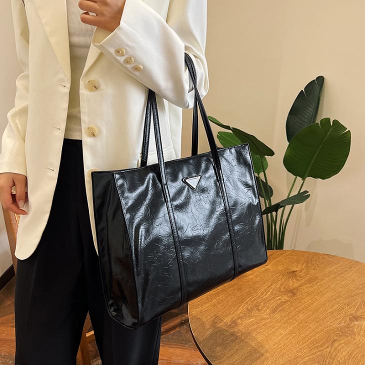 Womens  Totes | Large Leather Tote Bag Bags Black