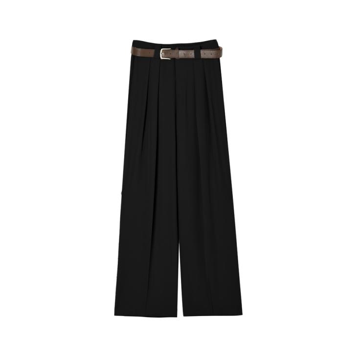 Womens  Trousers And Shorts | Gabardine Pants Clothing Black