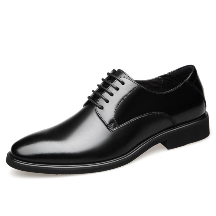 Mens  Lace-Ups | Brushed Leather Lace-Up Shoes Lace-Ups Black