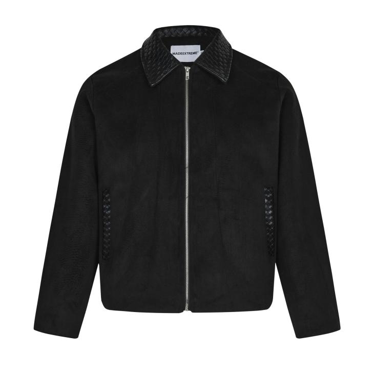 Mens  Jackets And Coats | Cotton Velvet Blouson Jacket Clothing Black