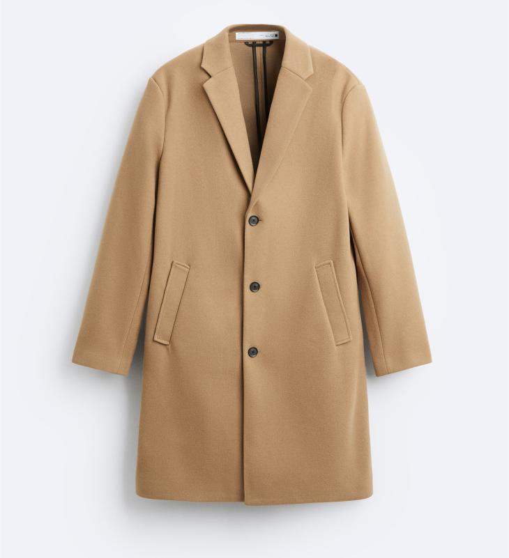 Mens  Jackets And Coats | Wool Blend Coat Clothing Jackets And Coats