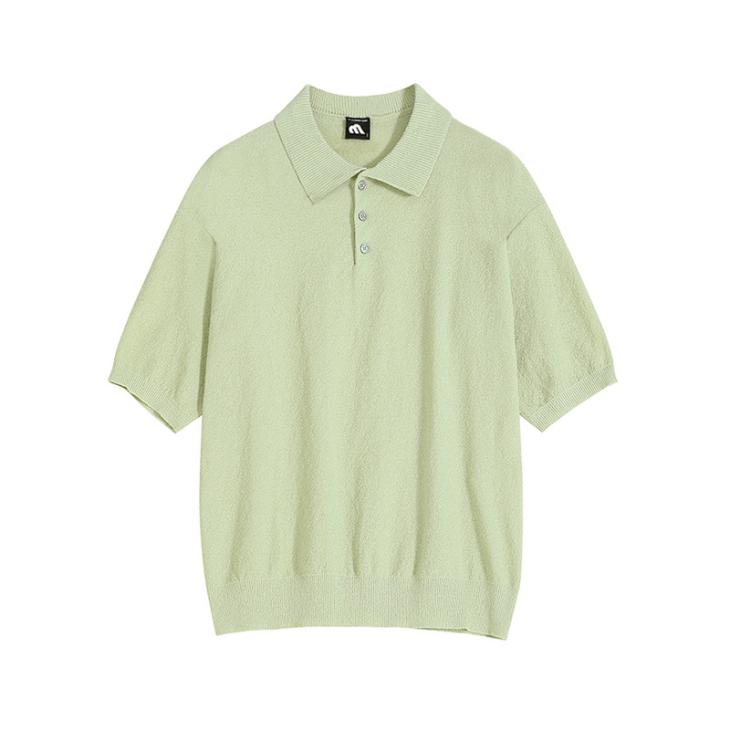 Mens  Knitwear | Cashmere Polo Shirt Clothing Agave Green